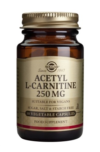 Asetyyli L-karnitiini 250 mg